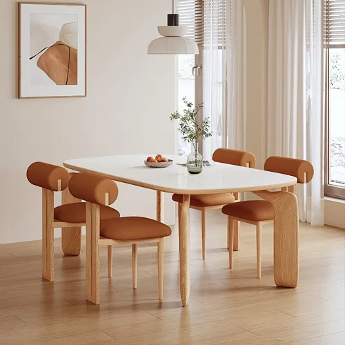 Minimalist Scandinavian Dining Table for Small Space